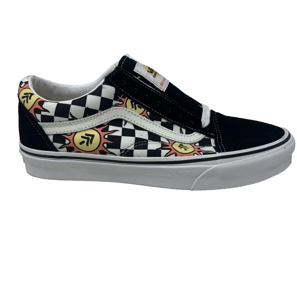 Vans Old Skool Women's 9 Parks Project Black White Sun Shoes New